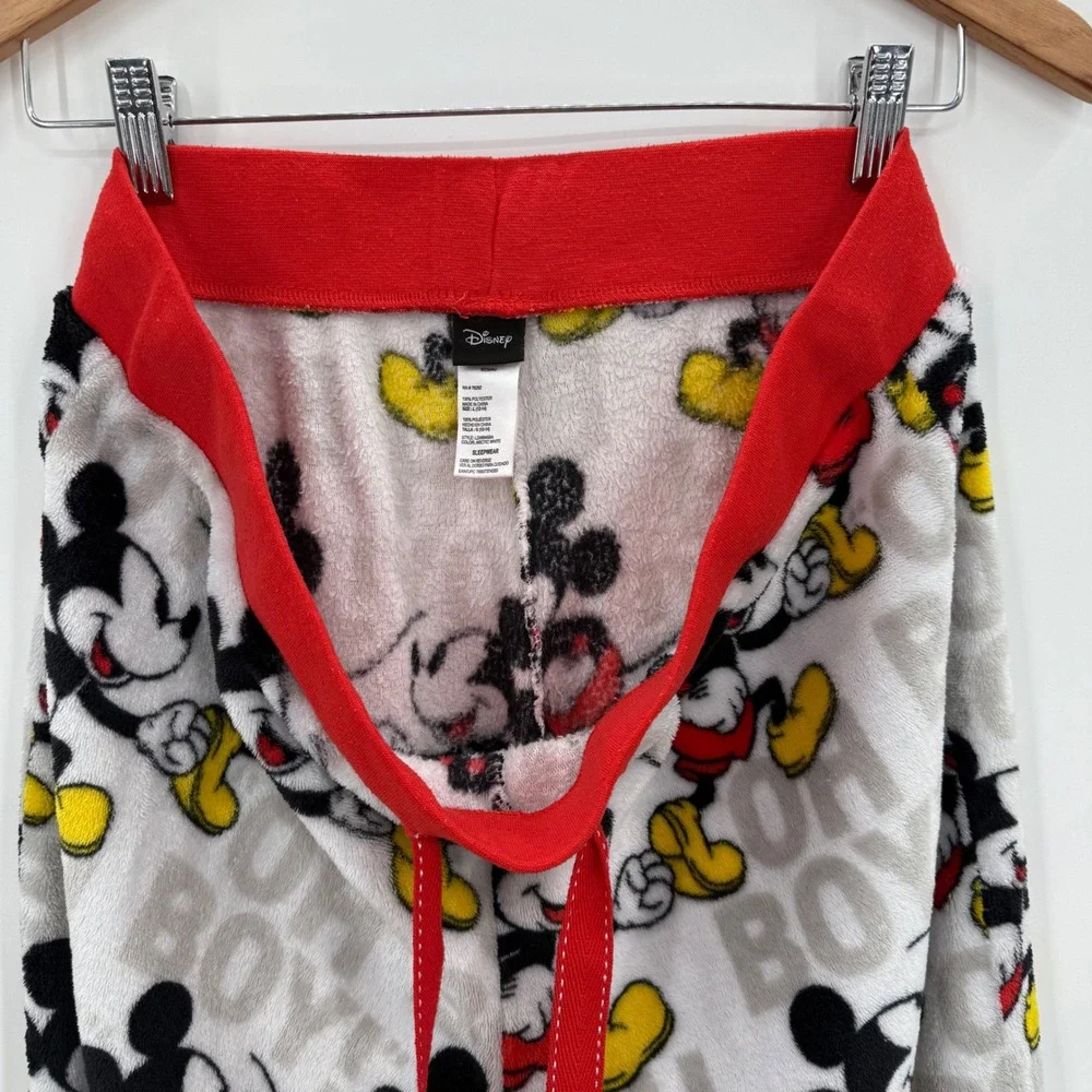Disney Mickey Mouse Oh Boy Plush‎ Pajama Pants Sleepwear Women's Size Large - Picture 6 of 6